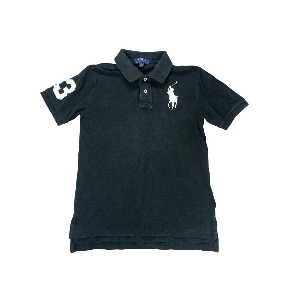 Polo Ralph Lauren Polo Shirt Boys M (10-12) Big Pony Rugby Number 3 Short Sleeve